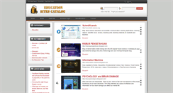 Desktop Screenshot of educationsitescatalog.com